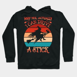 Why Yes Actually I Can Drive A Stick Hoodie